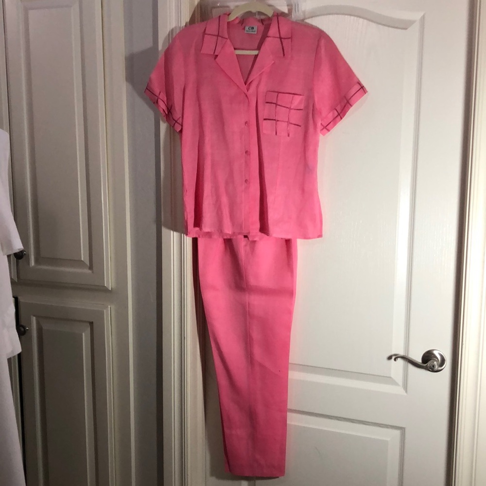 CB CARRY BACK  SZ M CORAL PANTS and TOP NWOT